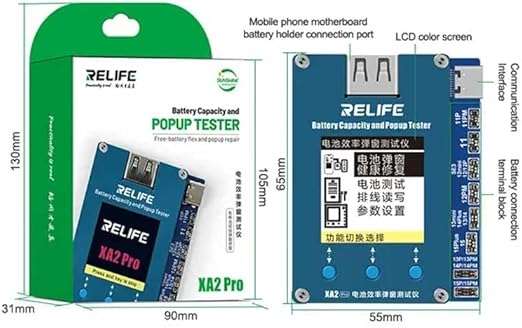 Relife XA2 Pro Cable-free Battery Efficiency Settings Automatically Repair for iPhone 11-15PM