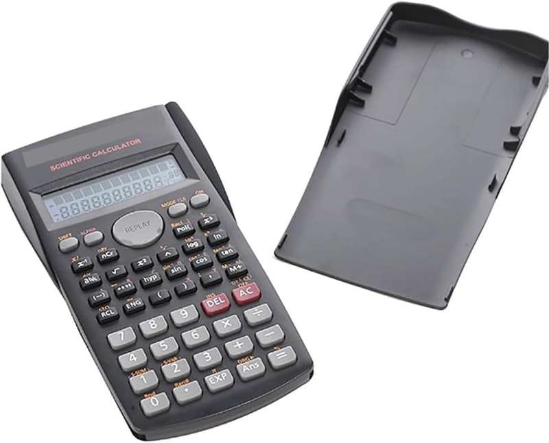 AUTO-POWER OFF SCIENTIFIC CALCULATOR WITH DOUBLE LCD DISPLAY - KK-82MS-D