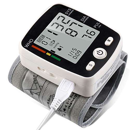 potulas Wrist Blood Pressure Monitor with USB Charging, - Import It All