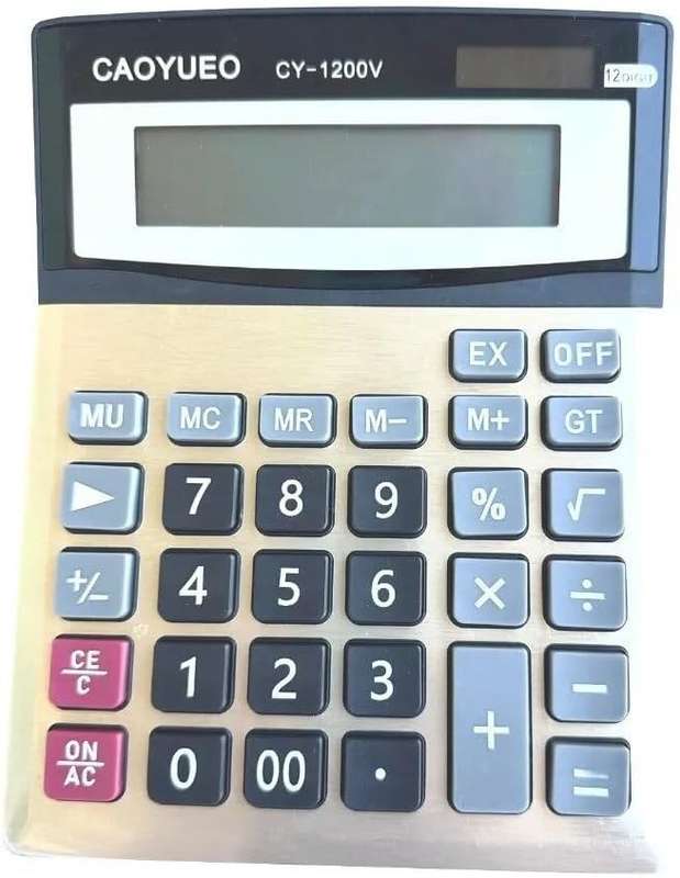 12 DIGIT SOLAR ELECTRIC CALCULATOR WITH 240 FUNCTIONS