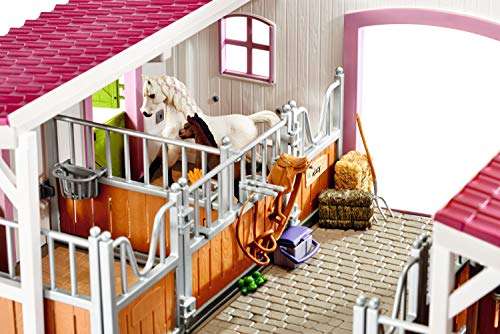 Schleich Horse Club, 44-Piece Playset, Horse Toys for Girls and Boys 5-12 years old Riding Center...