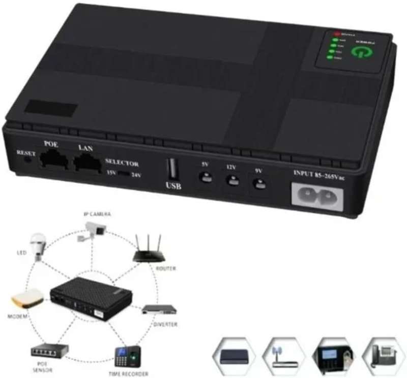 8800mAh Multifunctional Mini DC UPS