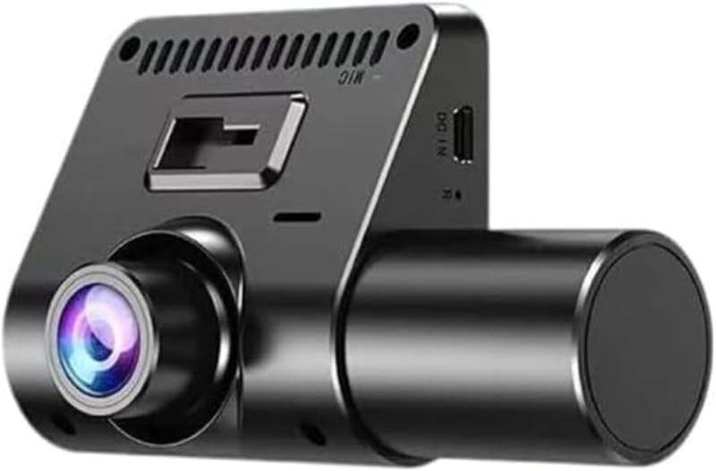 3-in-1 HD 1080P Car Dash Camera with Night Vision Wide Angle Lens Recorder