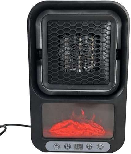 Electric Fan Heater 110V/220V Desktop Heating Machine with Remote Control 2 Speed for Office Room I