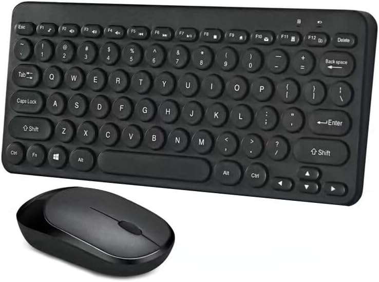 Multimedia Wireless Keyboard and Mouse Suite (Black)