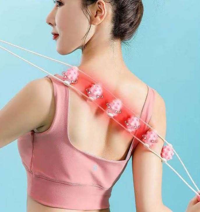 CASSARINA Body Muscle Rope Back Massage Roller Massage Ropper Rope Manual Masage Belt Massage Rolle