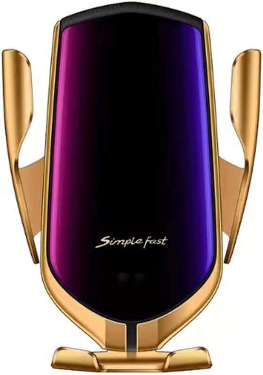 R1 Intelligent Infrared Sensor Car Wireless Charger - (Gold)