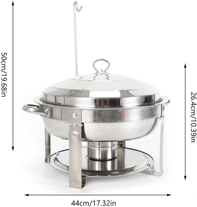7.5L Round Chafing Dish