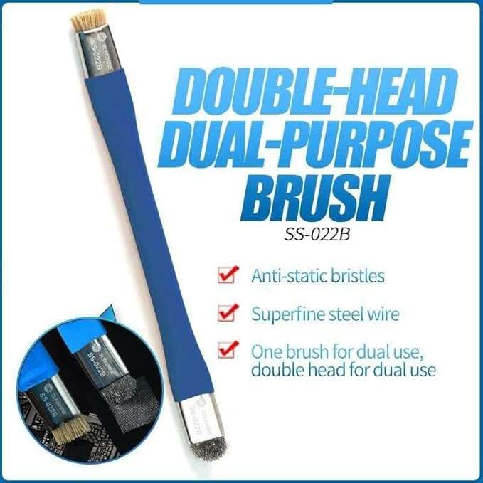 SUNSHINE TOOLS DUAL COPPER HEAD DUAL PURPOSE BRUSH SS-022D