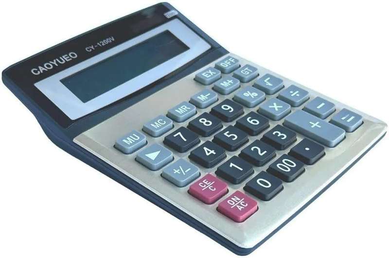 12 DIGIT SOLAR ELECTRIC CALCULATOR WITH 240 FUNCTIONS