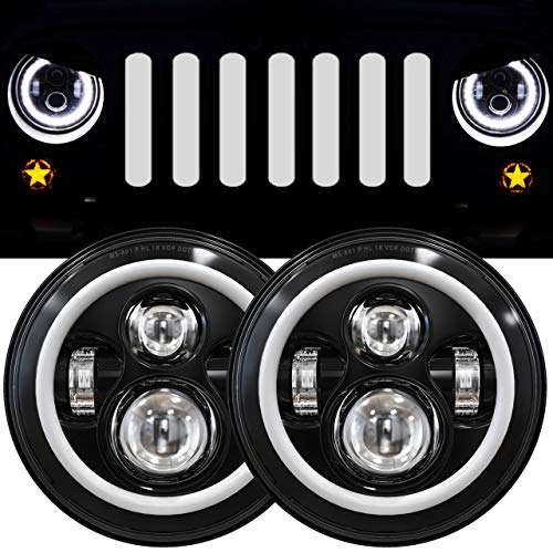 7 Inch LED Headlight For Jeep light  1pcs