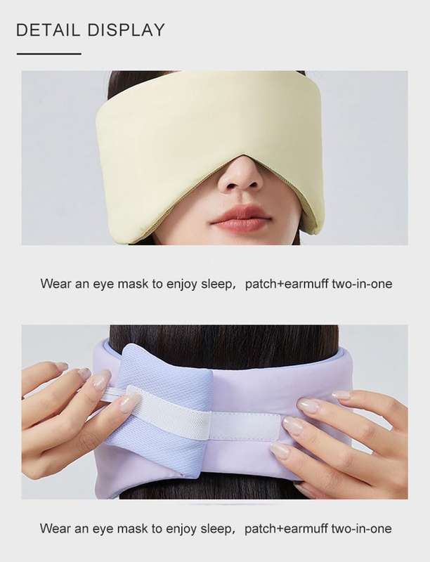 Sleeping Eye Mask, Cool Blackout Sleeping Eye Mask, Double-sided Sleeping Eye Mask