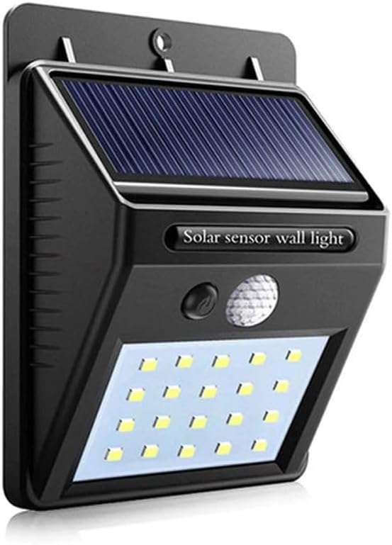 Garden Wall Mounted Solar Motion Sensor LED Lights Set of 4