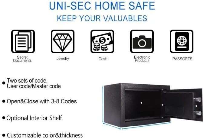 35x25x25cm DIGITAL SECURITY ELECTRONIC SAFE BOX