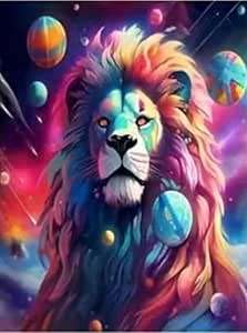 Paint by Number DIY Kit, 50x40cm - Astro Lion