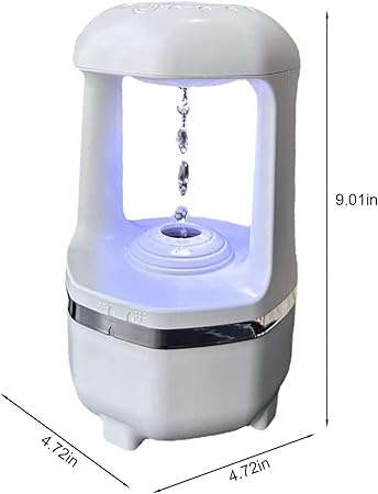 Anti-gravity Water Droplet Humidifier, Bedroom Office Desktop Smog Visible USB Humidifier, Home Bedr
