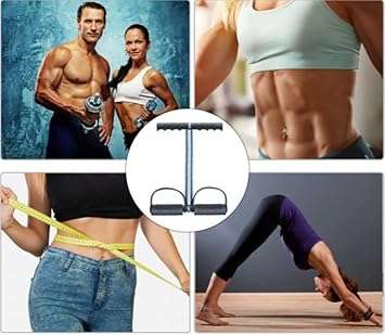 Tummy Trimmer Resistance Band with Heavy-Duty Spring  Ultimate Core, Arm & Thigh Home Workout Tool