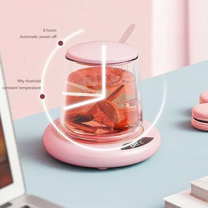 Coffee Mug Warmer, USB Smart Coffee Warmer with 3 Temperature Settings, Desk Auto for T Warmer with