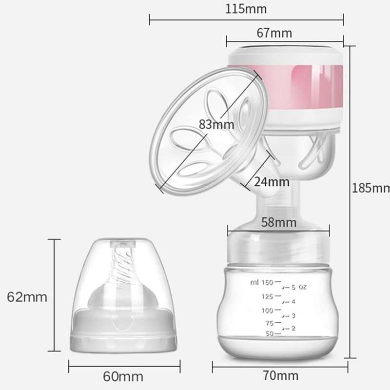 Electric breast pump