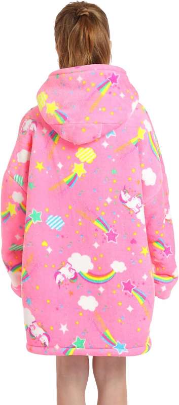 Wearable Blanket Hoodie oversized for Girls Boys Teens
