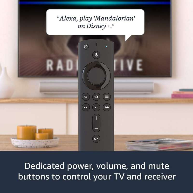 Fire TV Stick with Alexa Voice Remote (includes TV controls), HD streaming device