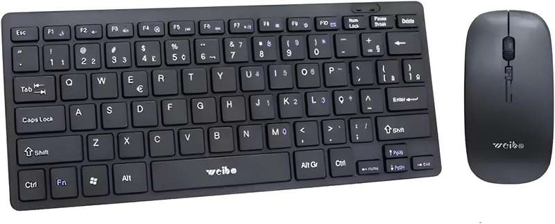 WIRELESS 2.4Ghz KEYBOARD AND MOUSE SUITE WB-8068