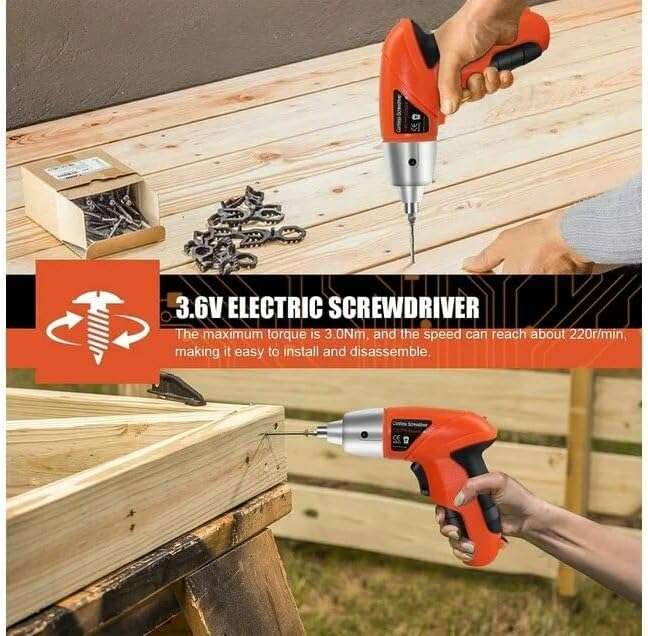 COMPACT CORDLESS SCREWDRIVER/DRILL (0.2CM CHUCK SIZE