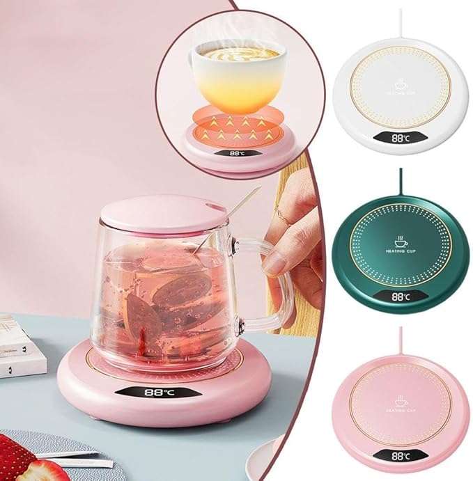 Coffee Mug Warmer, USB Smart Coffee Warmer with 3 Temperature Settings, Desk Auto for T Warmer with