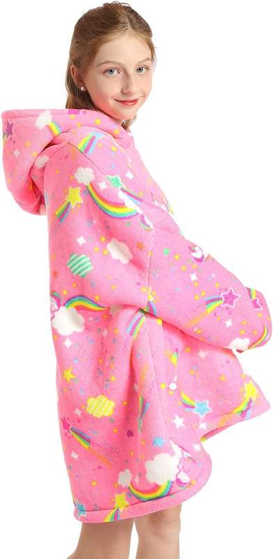 Wearable Blanket Hoodie oversized for Girls Boys Teens