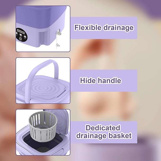 Portable Small Folding Washing Machine