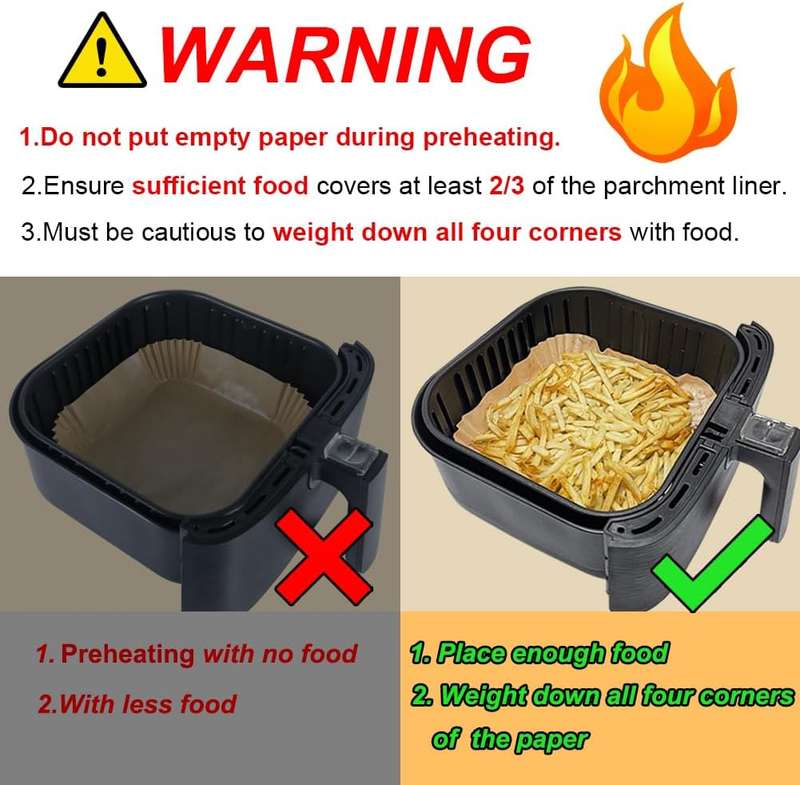 50 pcs Square Liners Disposable 200mm x 40mm