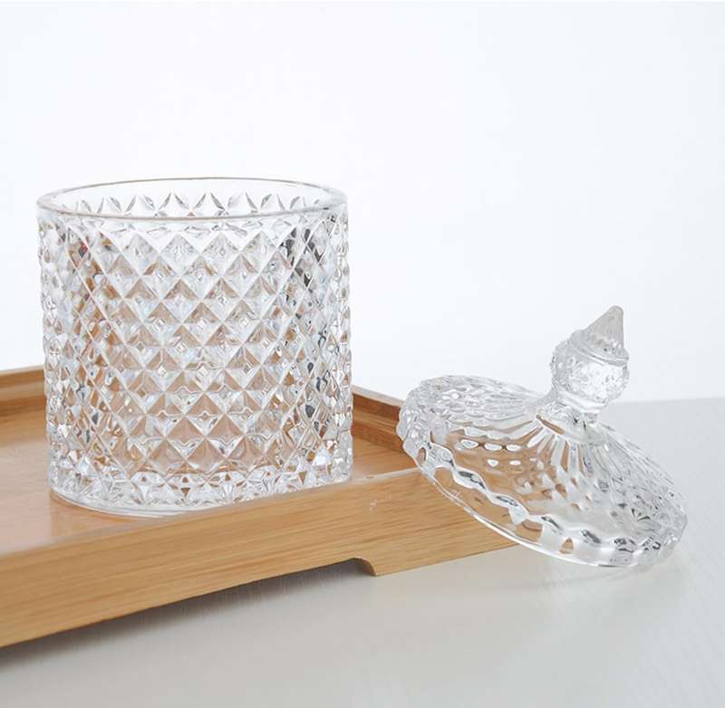Glass Candy Jar with Lid