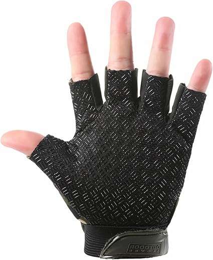 Fingerless Gloves for Men Tactical Gloves Lightweight Breathable Outdoor Sports Gloves for Training