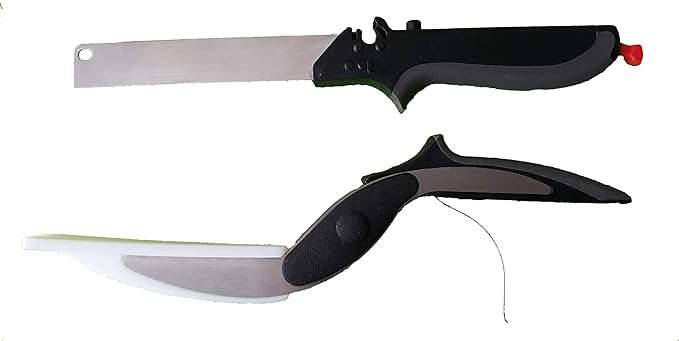 PCC Clever Food Choppers Knife Cutter For Kitchen, 6-in-1 Multipurpose Vegetable Fruit Slicer Cutter