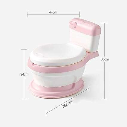 Children Toilet Extra Large Baby Portable Simulation Seat Toilet(green) Baby Care