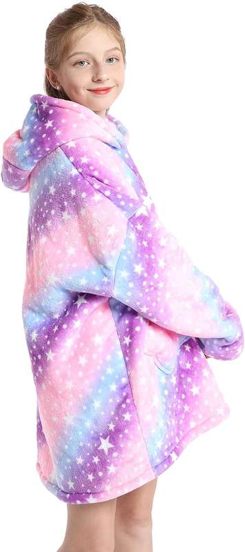 Wearable Blanket Hoodie oversized for Girls Boys Teens