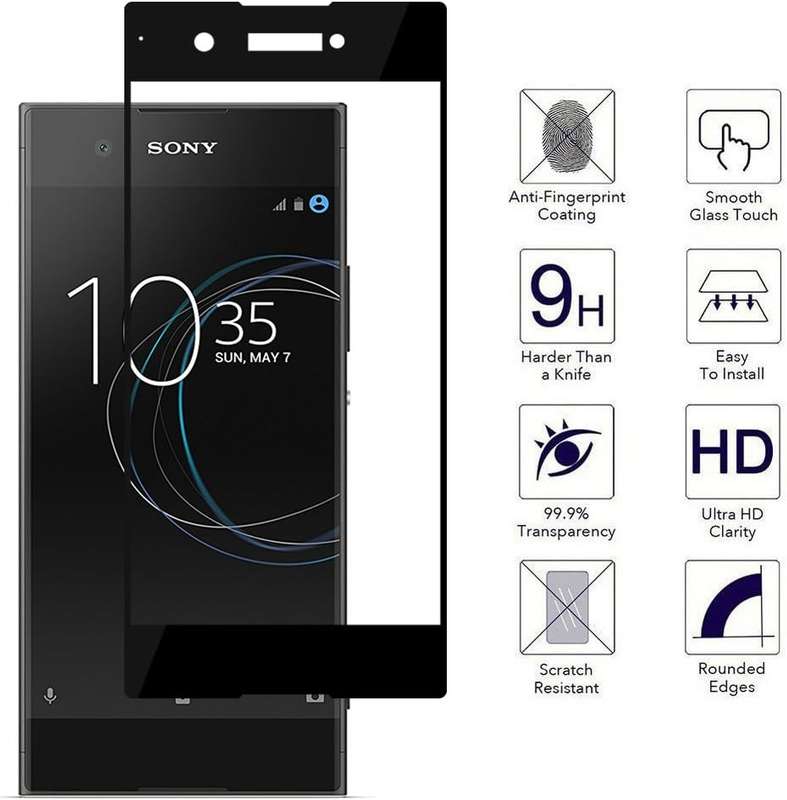 NEWZEROL [3 Pack] for Sony Xperia XA1 Screen Protector [Full Coverage] Tempered Glass High Definitio