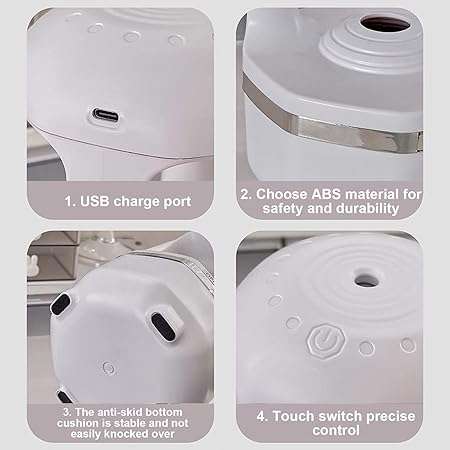 Anti-gravity Water Droplet Humidifier, Bedroom Office Desktop Smog Visible USB Humidifier, Home Bedr