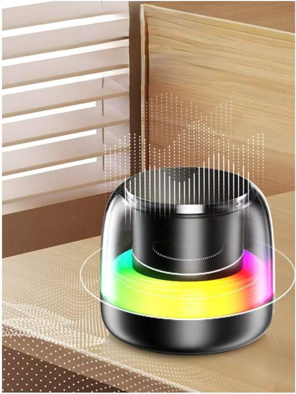 DZ-018 Portable Bluetooth Wireless Speaker with RGB Lighting