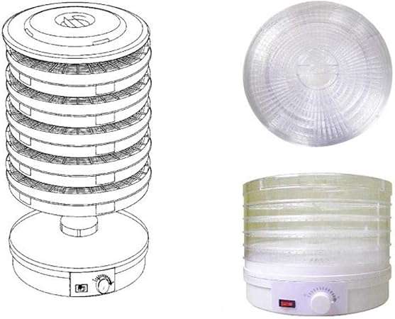 5 Tablet Food Dehydrator Professional Multi-Layer Electric Food Preserving Machine, Meat or Beef Jer