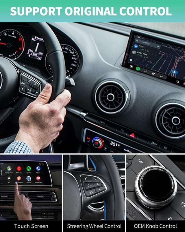 Drivelink® Android Auto Wireless Car Adapter Converts Wired Android Auto to Wireless