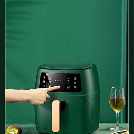 8L Fryer, LCD Smart Touch, 8 Function Menus, 5 Large Capacity, All Kinds of Oil-Free Frying (Color :