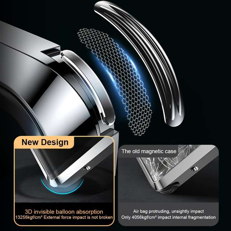 Magnetic tempered glass case for Redmi Note13 Pro 5G Redmi Note 13 Pro 5G
