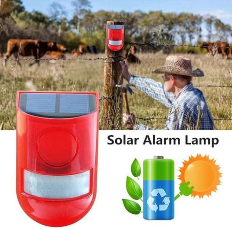 Solar Infrared Motion Sensor Alarm & Home Garden Security Alarm System