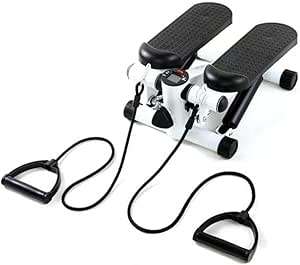 Fitness Stepper, 2 in 1, Step Plus, Resistance Ropes, Multifunction, Arms and Legs, LCD Display, Lo