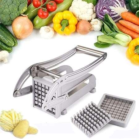 Stainless Manual Potato Cutter French Fries Slicer Potato Chips Maker Meat Chopper Dicer Cutting Mac
