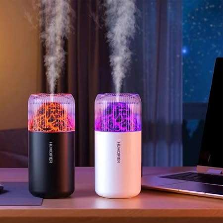 Mini humidificador de volcán, humidificador de escritorio personal USB para automóvil, oficina, dorm