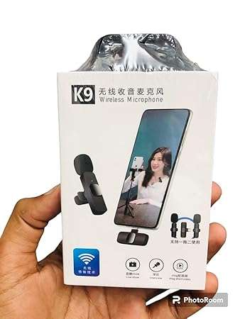 1pc Dual Microphone Mic Plug Play Usb Type C  Ios Connector Wireless Lavalier Microphone