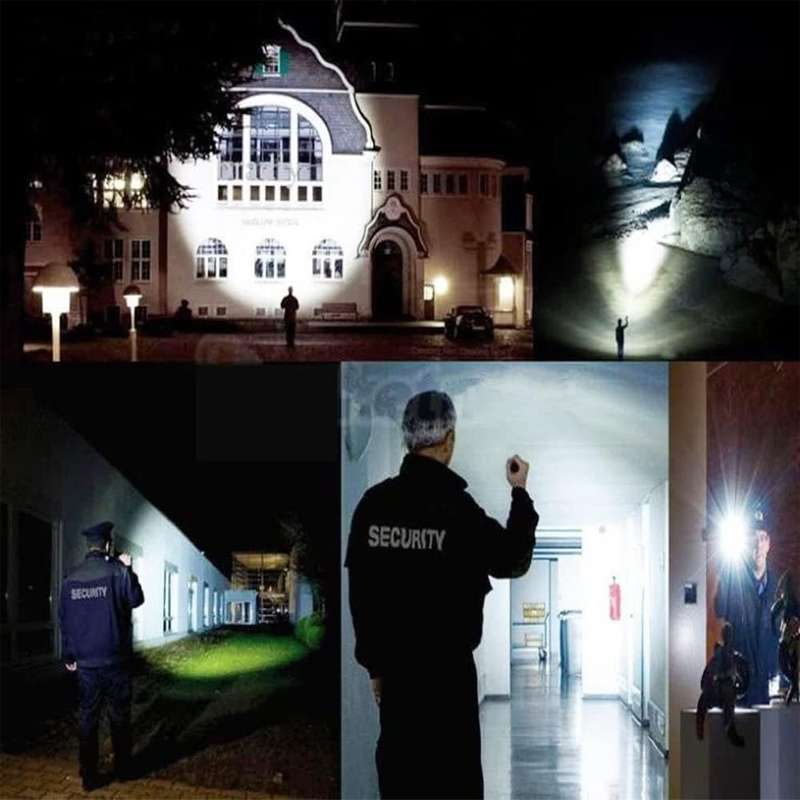 Toby's Super Bright XML-L2 12W 1200LM LED Handheld Hunting Spotlight Waterproof Rechargeable LED Fl