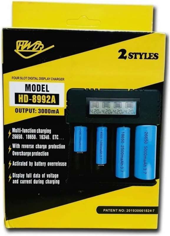 4 SLOT SMART BATTERY CHARGER - HD-8992C